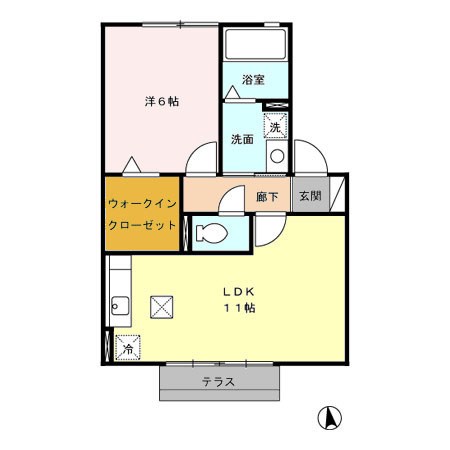 キャトルセゾン 間取り図