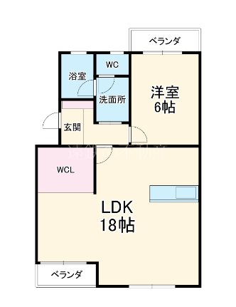 マンションヤマダＢ 間取り図