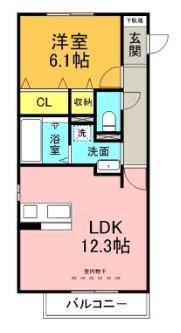 ロゼッタ初生 間取り図