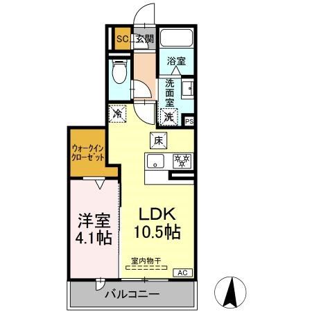 グランツタウン 間取り図