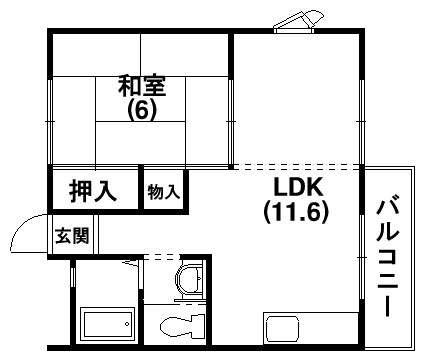 カプチーノSHUN 間取り図