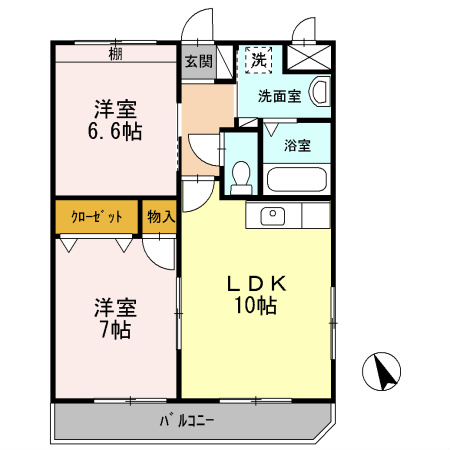 アベニール 間取り図