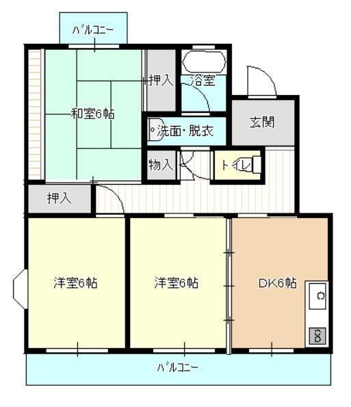 パレス富塚 間取り図