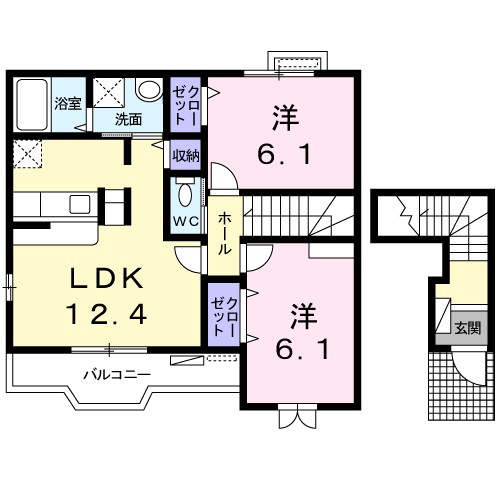 カーサエルモーサ 間取り図