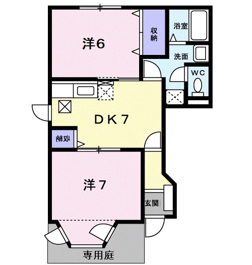 フォレストガーデンⅠ 間取り図