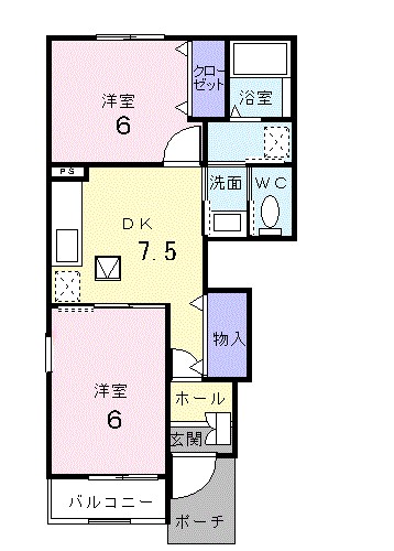 マックス　ビューティー　Ｂ 間取り図