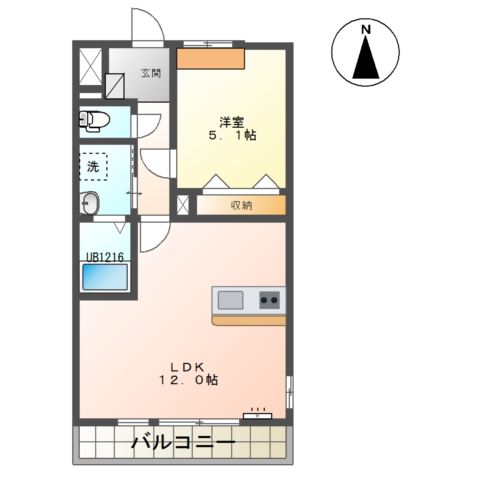 セレンディピティⅡ 間取り図