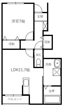 ビーブリッジ 間取り図