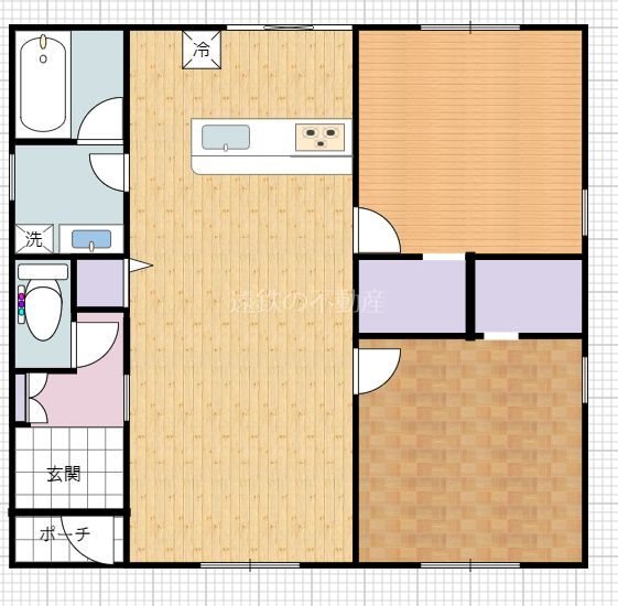 下俣南戸建 間取り図