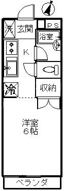 コーポ丁田 間取り図