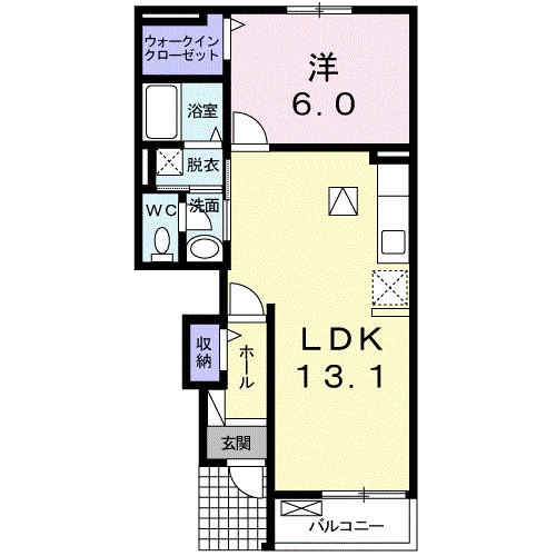 グッドベル　Ａ 間取り図