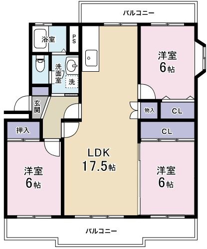 VPマンションⅠ 間取り図