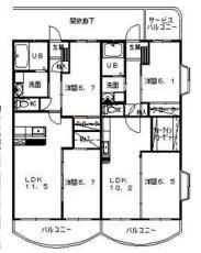 エスポワール 間取り図