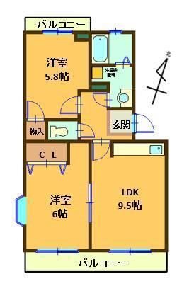 ヴィラツインリーフ 間取り図