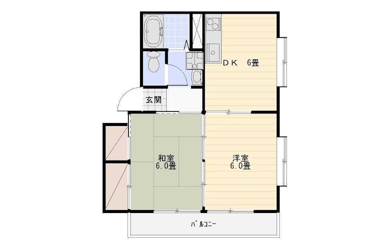 札木ハイムS 間取り図