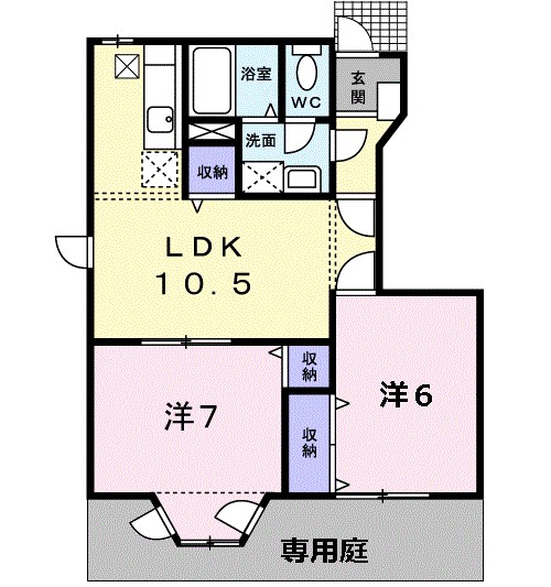 クレストールアイリスＡ 間取り図