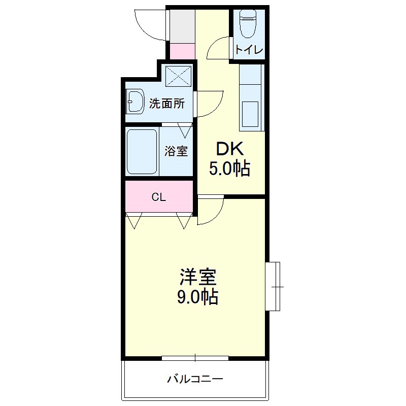 ＡｖａｎｔｉⅠ（アウ゛ァンティワン） 間取り図