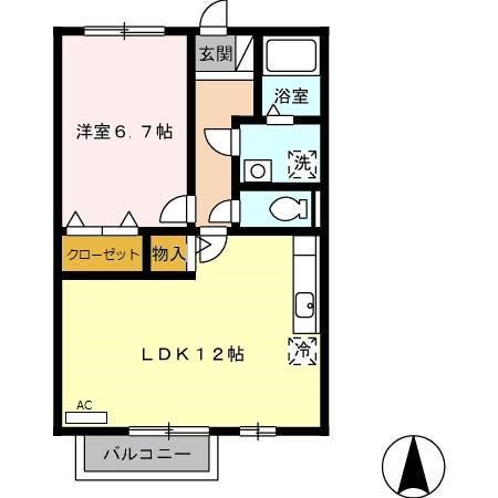 スプルース下俣 間取り図