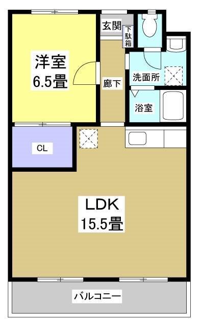 マンションセンティア 間取り図