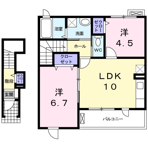 パレット 間取り図