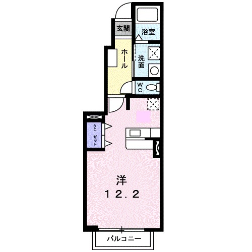 ジェルメⅠ 間取り図