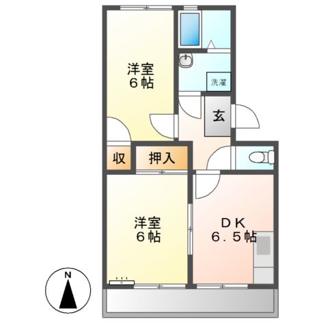 ベルキーシティ 間取り図