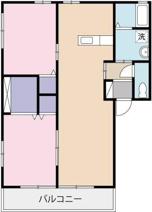 タウンコートA 間取り図