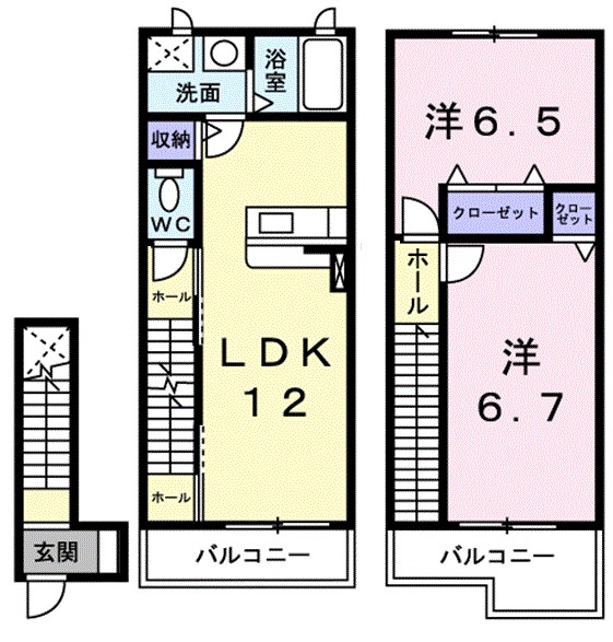 メゾン・オー　スリー 間取り図