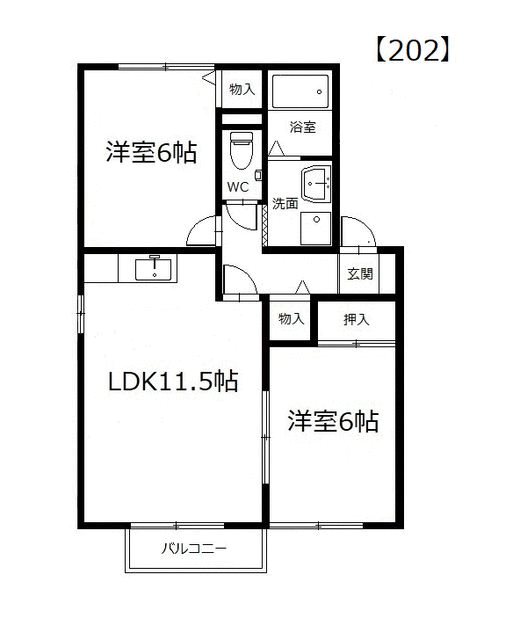 セジュールアルテア 間取り図