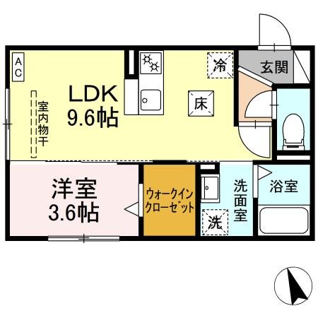 アリュール 間取り図