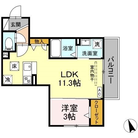 アリュール 間取り図