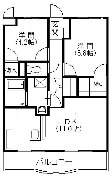 メディオ初生壱番館 間取り図