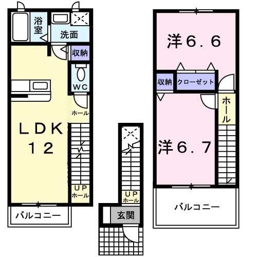 リス・ブラン 間取り図