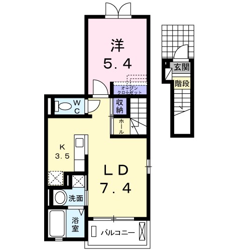 ピュアライフ 間取り図