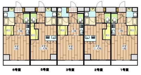 Prime City Place 401号室 間取り