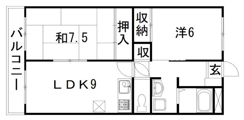 ハーモニー和合Ⅰ 間取り図