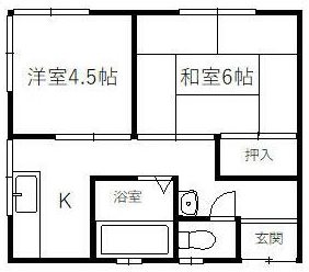 伊藤借家 間取り図