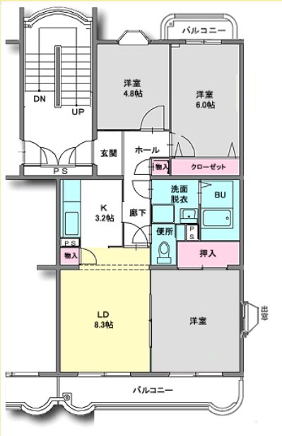 銀河 間取り図