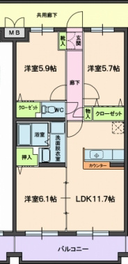 フェリッシモ！ 間取り図