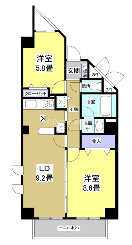 佐鳴湖パークタウンサウス（南館） 間取り図