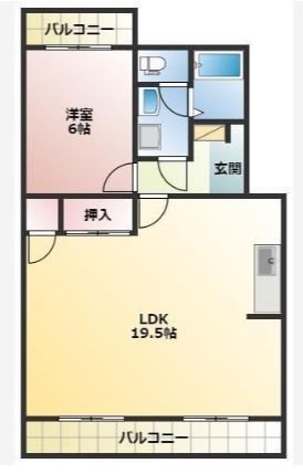 レジデンス曳馬 306号室 間取り