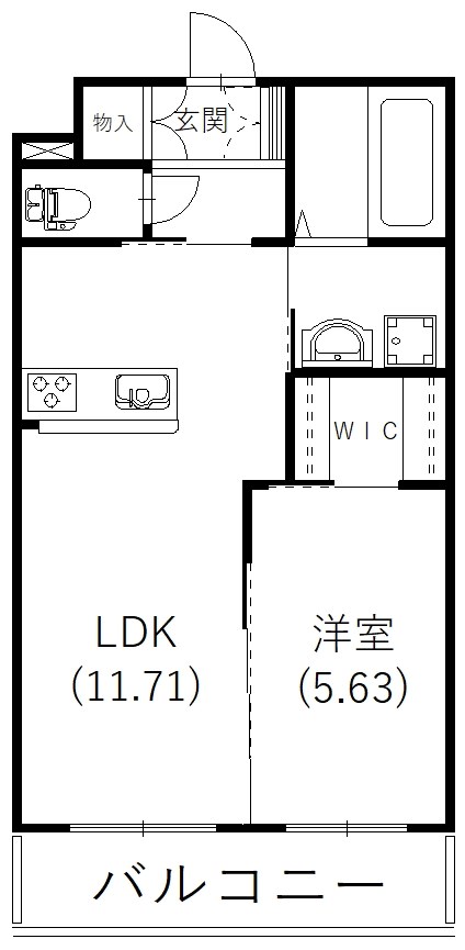 ロイヤルシティ泉Ⅱ 105号室 間取り