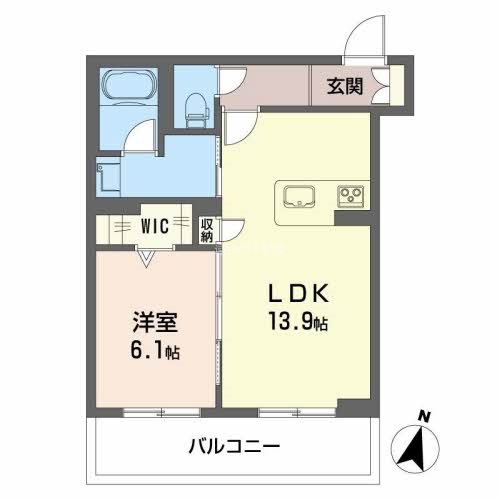 シャーメゾン駅南 103号室 間取り