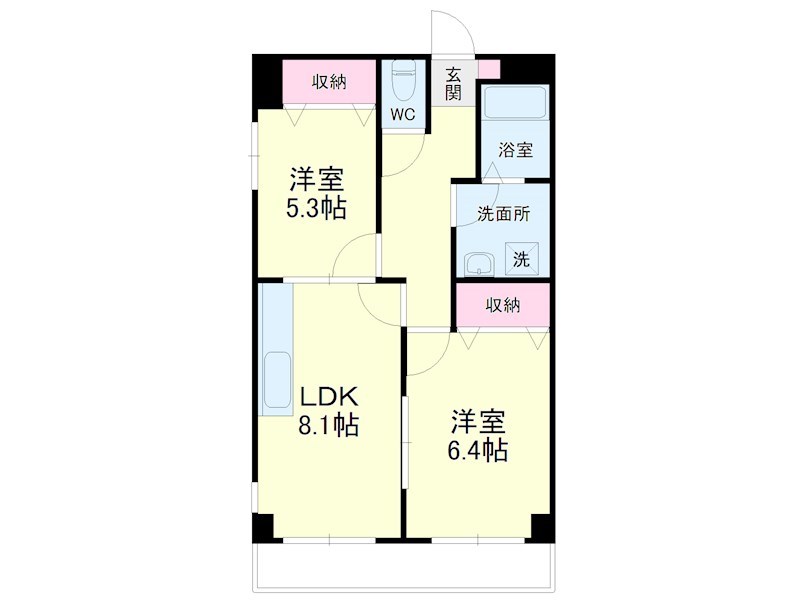 ティアラ西伊場 間取り図