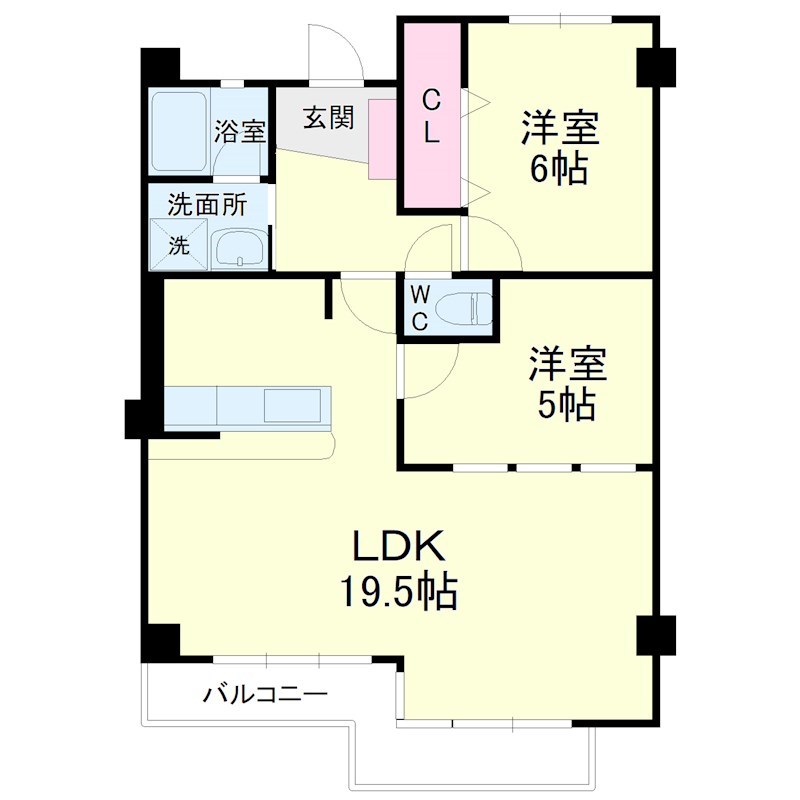 パークレーン和地山 間取り図