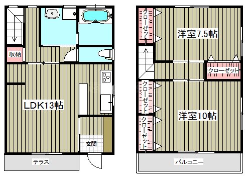 グリーンクリスタル 間取り図