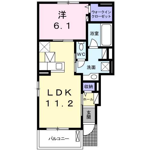 ベル　シャンブル 間取り図