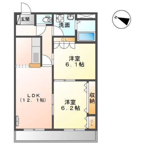 バン　フーユ 間取り図