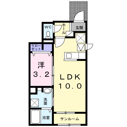 ポールスターⅣ 間取り図