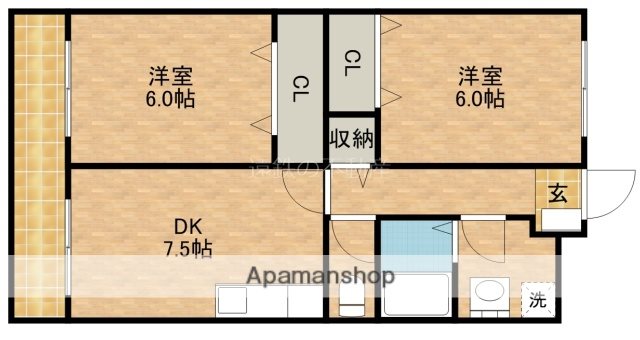 LUCE（ルーチェ)天王 間取り図